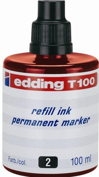 EDDING PERMANENT MÜREKKEP 100 ML E-T100 KIRMIZI