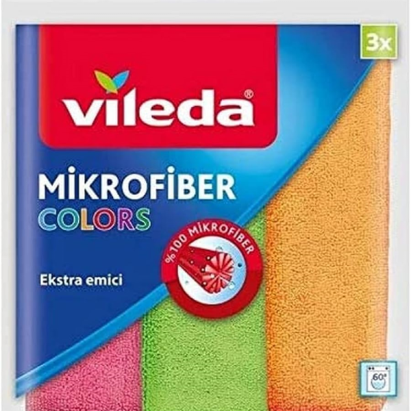 VİLEDA BEZ MİKROFİBER STYLE TEMİZLİK BEZİ EKO 3 LÜ 174434