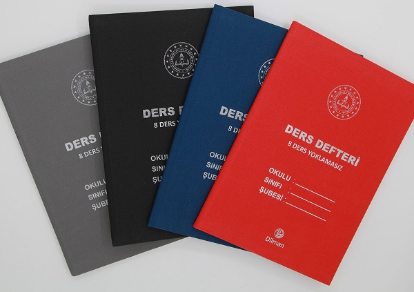 DİLMAN DERS DEFTERİ 8 DERS YOKLAMASIZ İMPERTEKS KAPAK CİLTLİ 5226