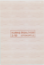 DİLMAN KUMAŞ İRSALİYESİ 2/50 2 NÜSHA 4127