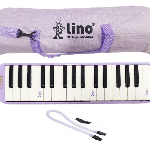 LİNO MELODİKA 32 TUŞLU BEZ ÇANTA PASTEL MOR LN-32-PMRS