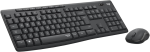 LOGITECH KLAVYE MOUSE SET MK295 KABLOSUZ SİYAH 920-009804