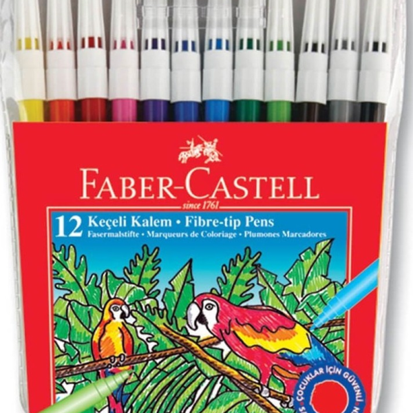 FABER KEÇELİ KALEM 12 RENK 155130