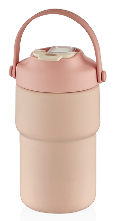 SHOTAY MUG MATARA ÇELİK TERMOS 450 ML ASKILI PASTEL RENK (4 ASS.) SHT-ST-8099