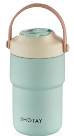 SHOTAY MUG MATARA ÇELİK TERMOS 450 ML ASKILI PASTEL RENK (4 ASS.) SHT-ST-8099 - Görsel 2