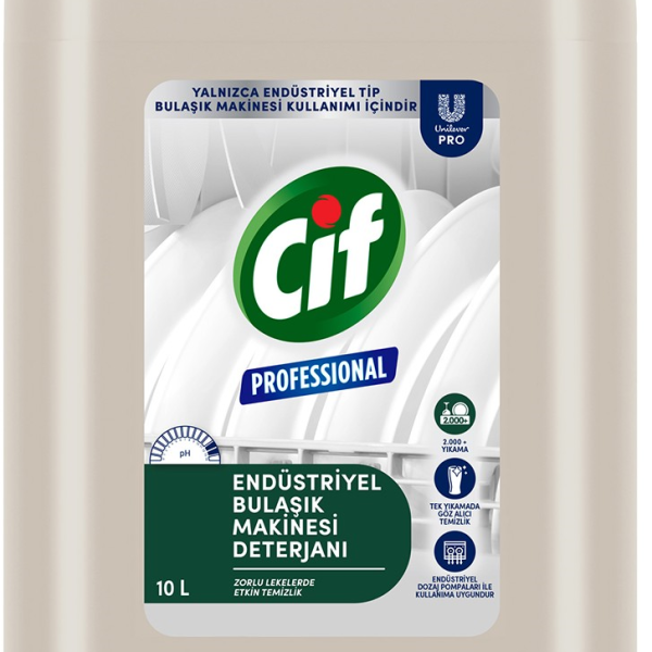 CİF PROFESSIONAL ENDÜSTRİYEL BULAŞIK MAKİNESİ DETERJANI 10L 69654160